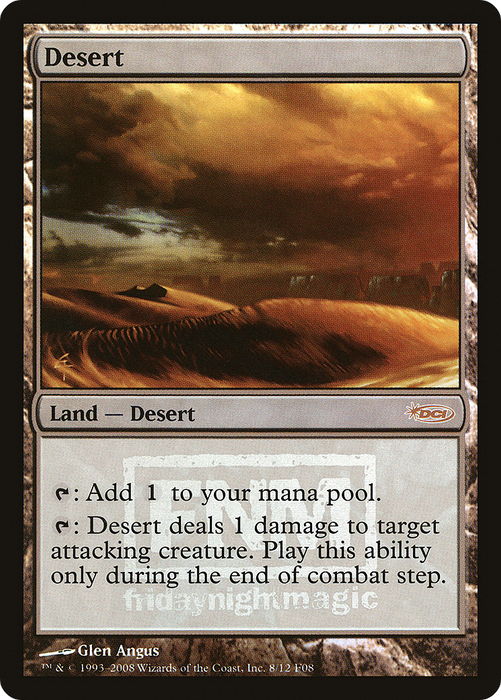 Desert (FNM-008) - rare - Foil