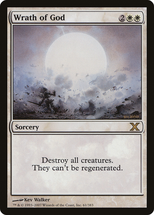 Wrath of God (10E-061) - rare - Foil