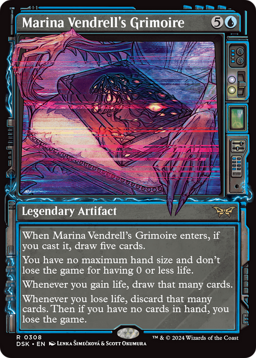 Marina Vendrell's Grimoire (DSK-308) - rare: (Showcase)