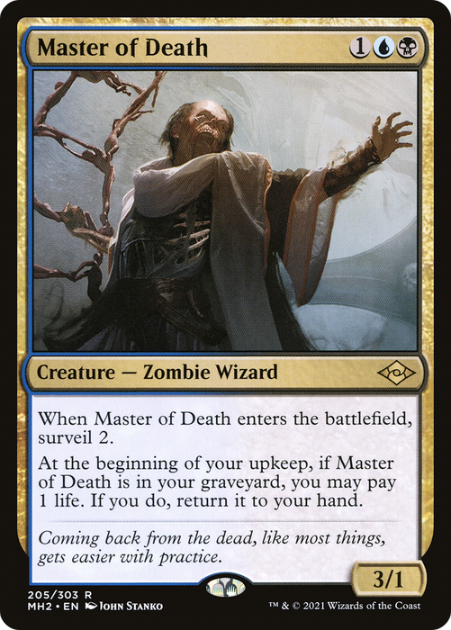 Master of Death (MH2-205) - rare - Foil