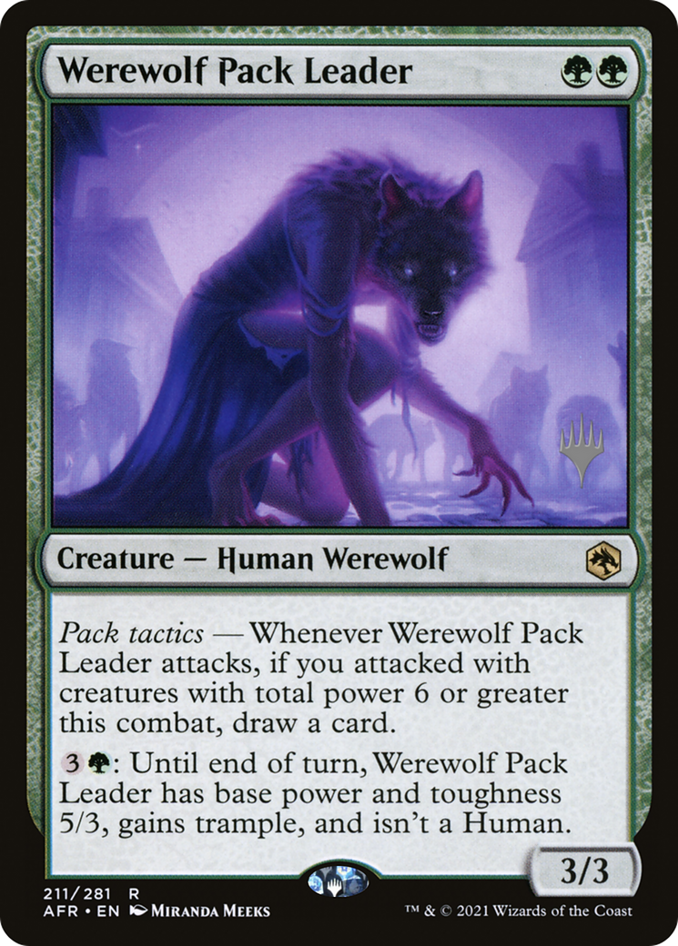 Werewolf Pack Leader (PPAFR-211P) - rare - Foil