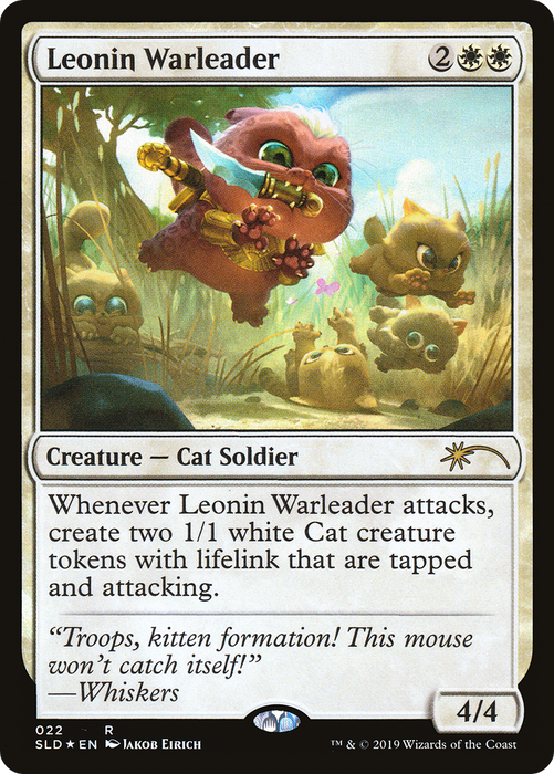 Leonin Warleader (SLD-022) - rare - Foil