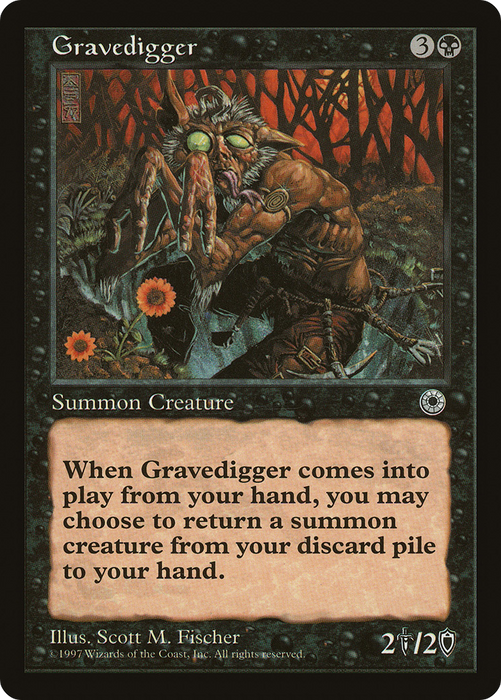 Gravedigger (POR-095) - uncommon