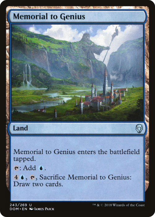 Memorial to Genius (DOM-243) - uncommon - Foil