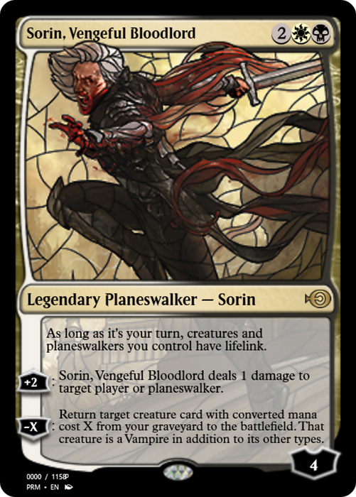 Sorin, Vengeful Bloodlord (PRM-78011) - rare