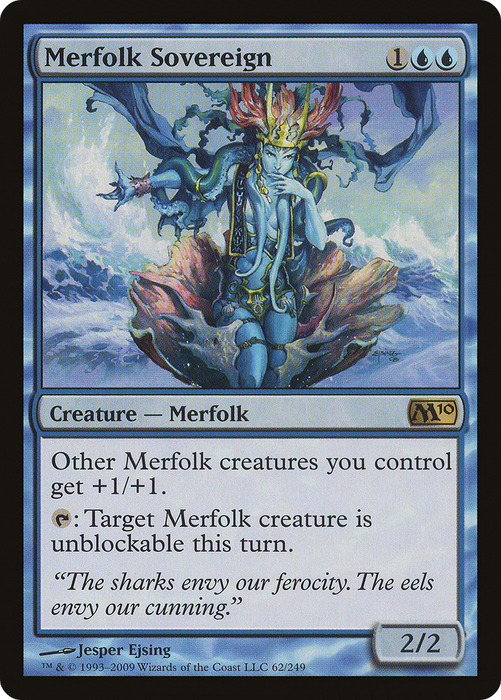 Merfolk Sovereign (M10-062) - rare