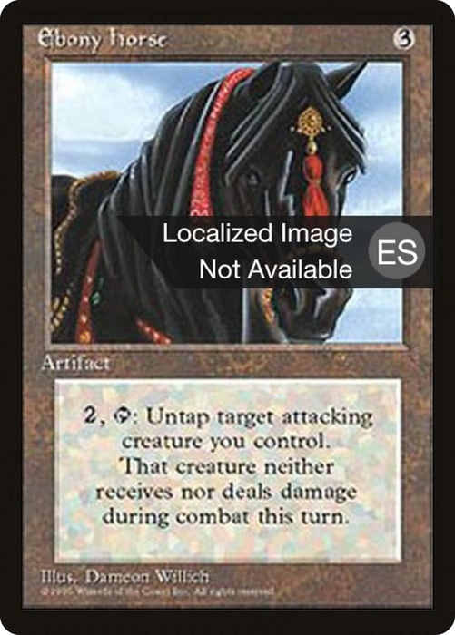 Ebony Horse (4BB-318) - rare