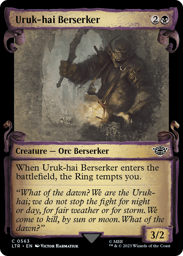 Uruk-hai Berserker (LTR-563) - common: (Showcase)