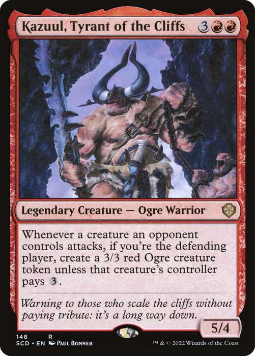 Kazuul, Tyrant of the Cliffs (SCD-148) - rare