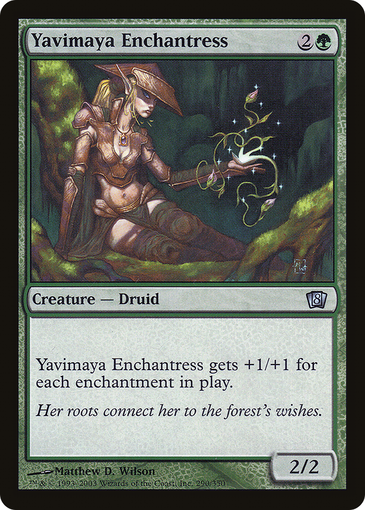 Yavimaya Enchantress (8ED-290★) - uncommon - Foil