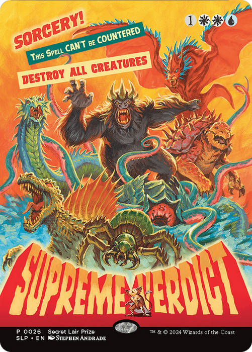 Supreme Verdict (SLP-026) - rare - Foil