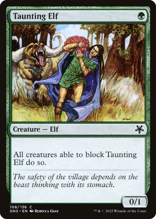 Taunting Elf (GN3-108) - common