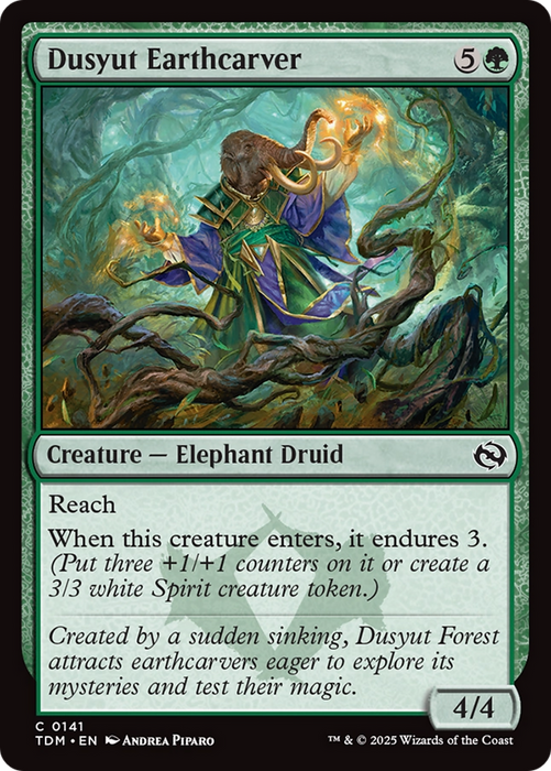 Dusyut Earthcarver (TDM-141) - common - Foil