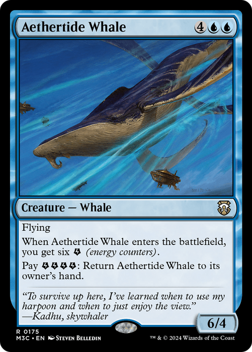 Aethertide Whale (M3C-175) - rare - Foil