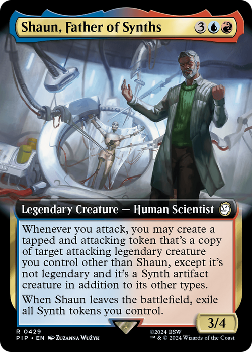 Shaun, Father of Synths (PIP-429) - rare: (Extended Art)