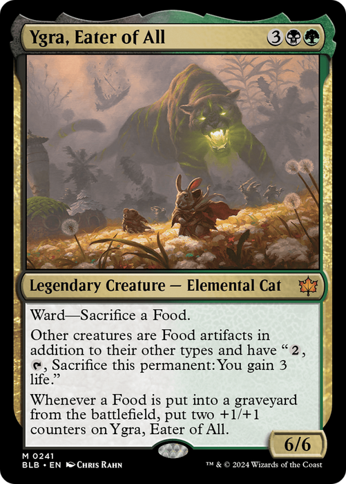 Ygra, Eater of All (BLB-241) - mythic - Foil