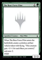 The Bear Force Pilot (UNK-RG59) - rare
