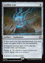 Leyline Axe (FDN-129) - rare - Foil