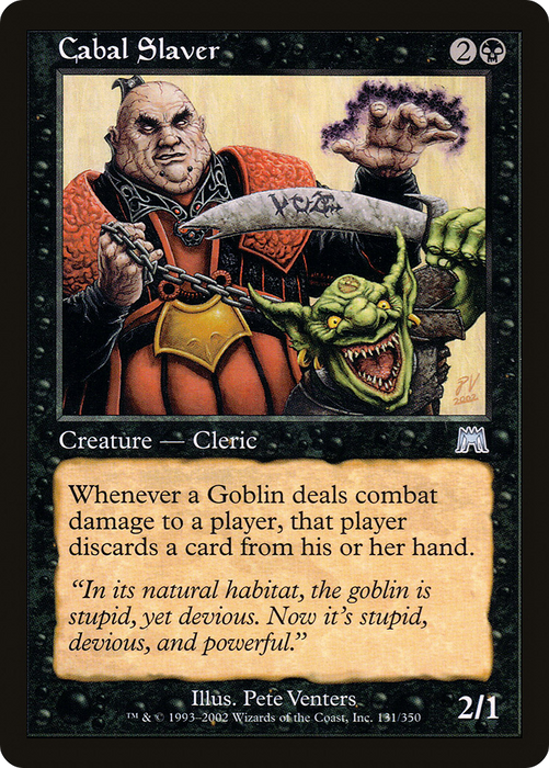Cabal Slaver (ONS-131) - uncommon - Foil