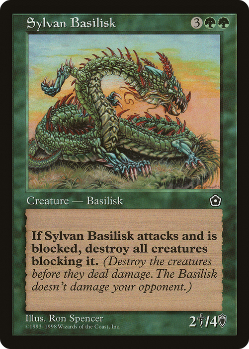 Sylvan Basilisk (P02-146) - rare