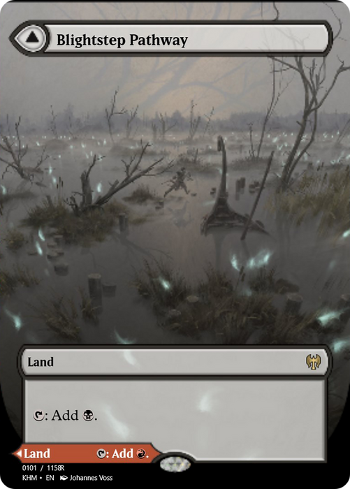 Blightstep Pathway // Searstep Pathway (PRM-88402) - rare - Foil