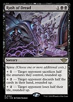 Rush of Dread (PPOTJ-104P) - rare - Foil