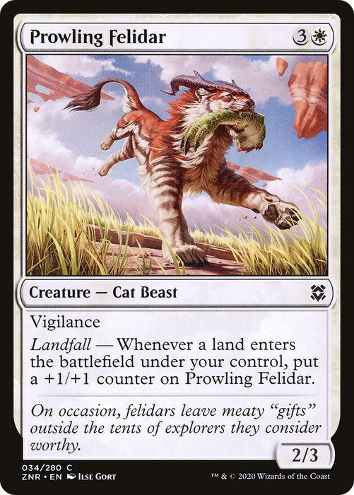 Prowling Felidar (ZNR-034) - common