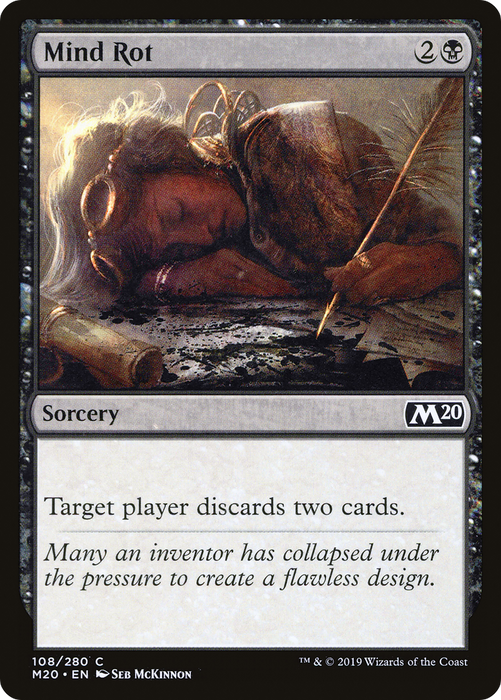 Mind Rot (M20-108) - common - Foil