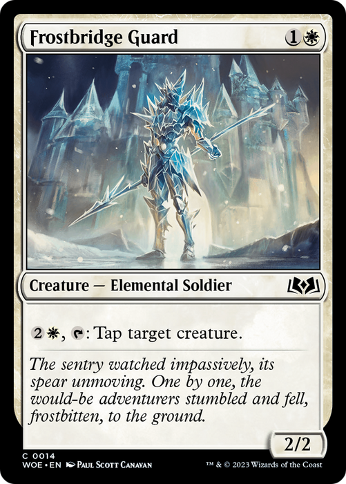 Frostbridge Guard (WOE-014) - common - Foil