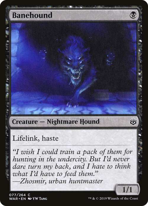 Banehound (WAR-077) - common - Foil
