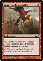 Barrage of Expendables (M14-127) - uncommon