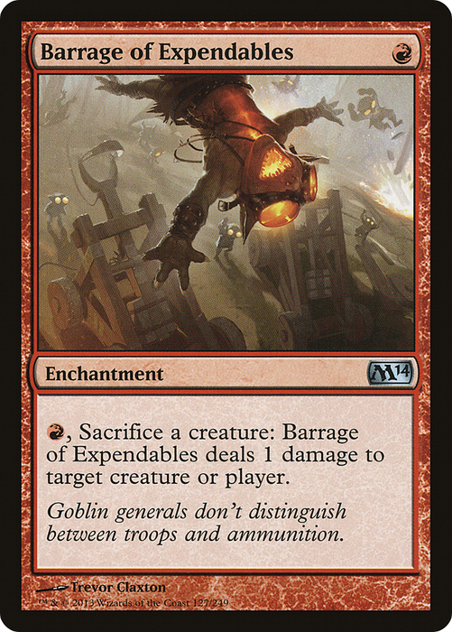 Barrage of Expendables (M14-127) - uncommon