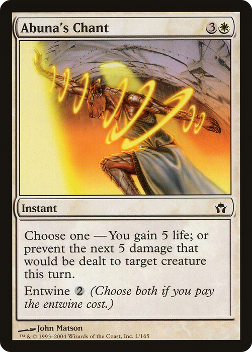 Abuna's Chant (5DN-001) - common - Foil