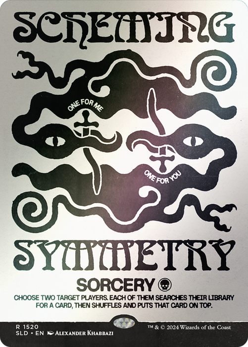 Scheming Symmetry (SLD-1520★) - rare (Borderless) - Foil