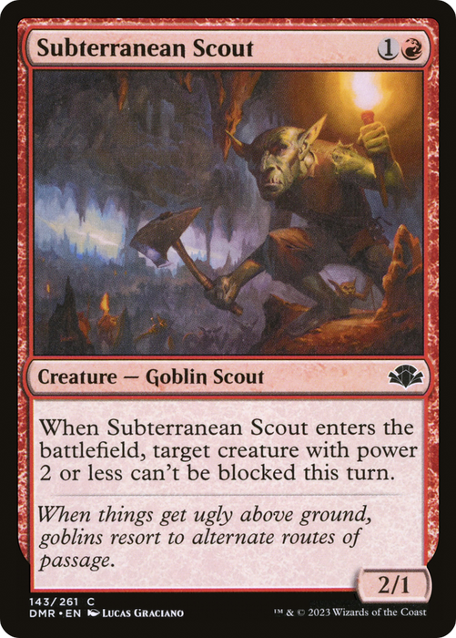 Subterranean Scout (DMR-143) - common