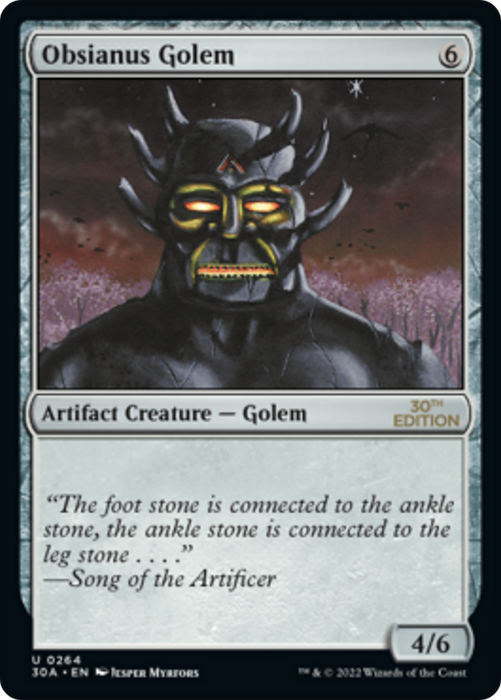 Obsianus Golem (30A-264) - uncommon