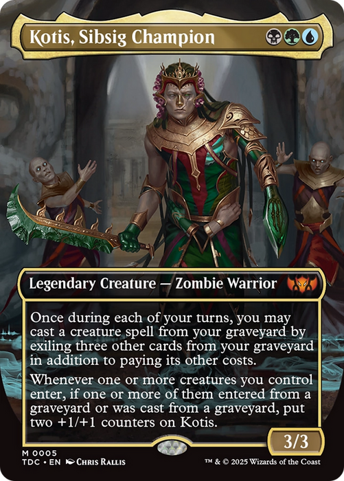 Kotis, Sibsig Champion (TDC-005) - mythic (Borderless)