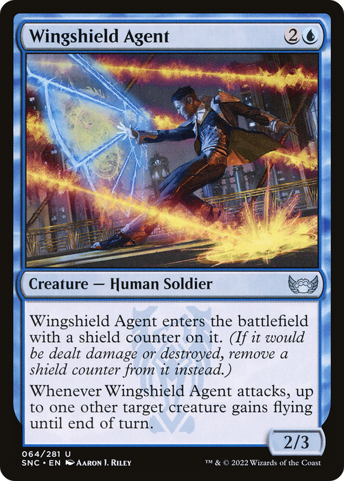 Wingshield Agent (SNC-064) - uncommon - Foil