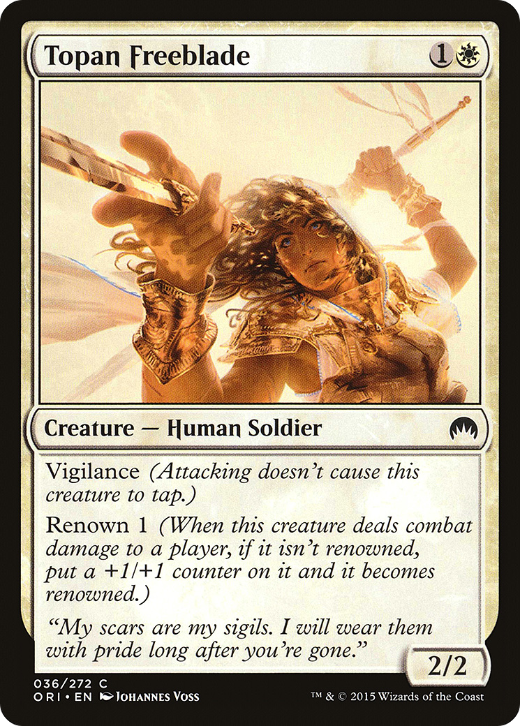 Topan Freeblade (ORI-036) - common - Foil