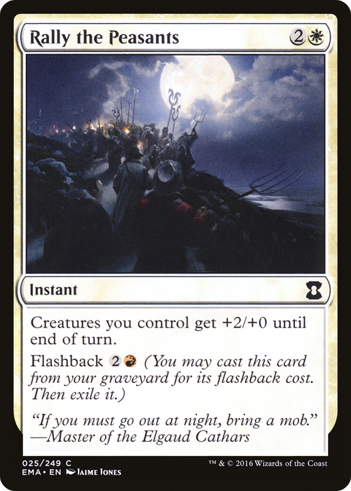 Rally the Peasants (EMA-025) - common - Foil