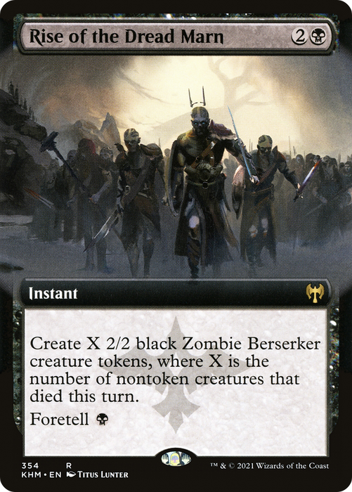 Rise of the Dread Marn (KHM-354) - rare: (Extended Art) - Foil