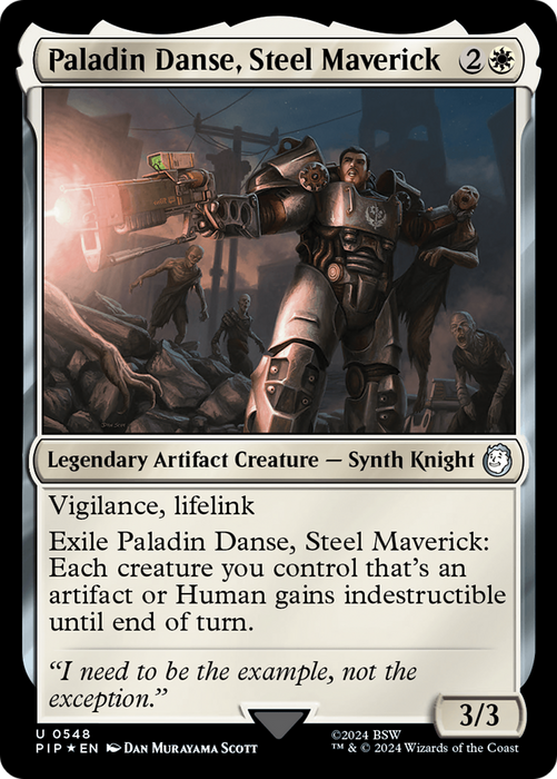 Paladin Danse, Steel Maverick (PIP-548) - uncommon - Foil