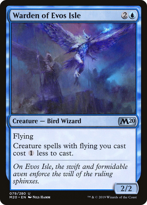 Warden of Evos Isle (M20-079) - uncommon - Foil