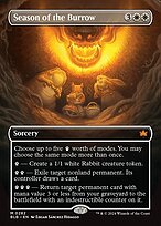 Season of the Burrow (BLB-282) - mythic: (Showcase) (Borderless) - Foil