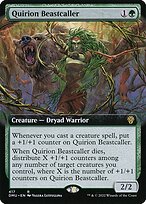 Quirion Beastcaller (DMU-417) - rare: (Extended Art)