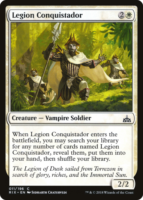 Legion Conquistador (RIX-011) - common - Foil