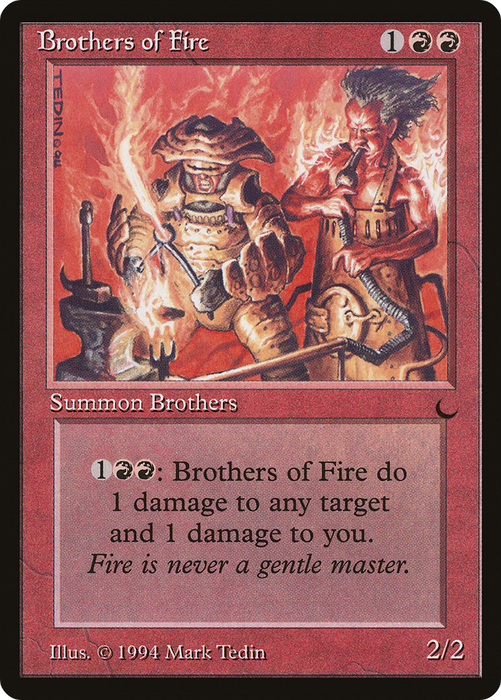 Brothers of Fire (DRK-059) - uncommon
