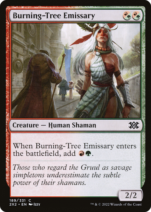 Burning-Tree Emissary (2X2-189) - common - Foil