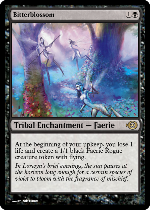 Bitterblossom (PRM-39626) - rare - Foil