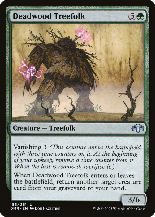 Deadwood Treefolk (DMR-155) - uncommon